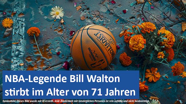 30.05.GER-MSN-ET NBA-Legende Bill Walton stirbt im Alter von 71 Jahren