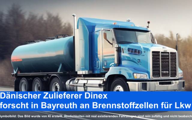 Dänischer Zulieferer Dinex forscht in Bayreuth an Brennstoffzellen für Lkw