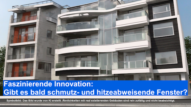 Faszinierende Innovation - Gibt es bald schmutz- und hitzeabweisende Fenster
