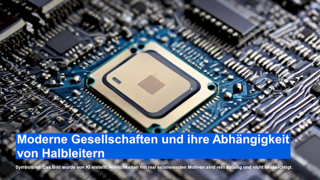 Moderne Gesellschaften und ihre Abhängigkeit von Halbleitern