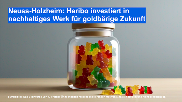 Neuss-Holzheim - Haribo investiert in nachhaltiges Werk für goldbärige Zukunft