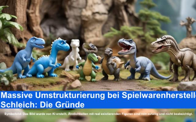 Massive Umstrukturierung bei Spielwarenhersteller Schleich: Die Gründe