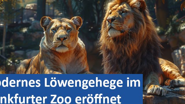 02072024 17 GER Modernes Löwengehege im Frankfurter Zoo eröffnet