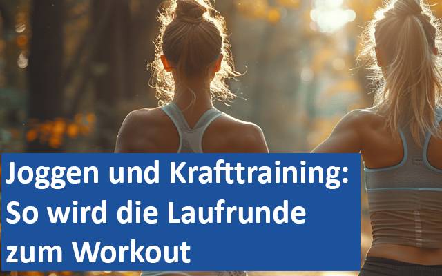 Joggen und Krafttraining: So wird die Laufrunde zum Workout