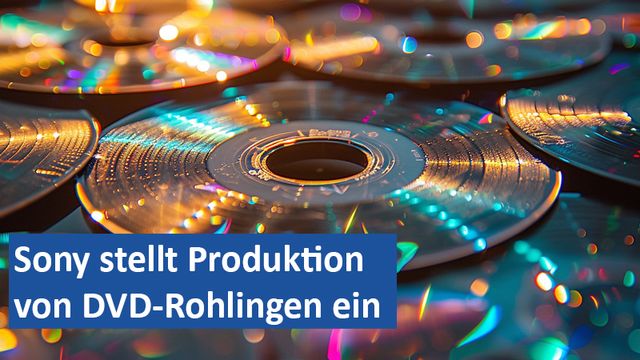 Sony stellt Produktion von DVD-Rohlingen ein