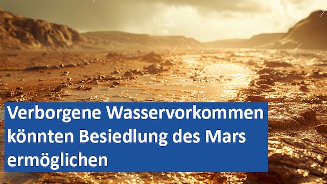 15082024 01 GER Verborgene Wasservorkommen könnten Besiedlung des Mars ermöglichen
