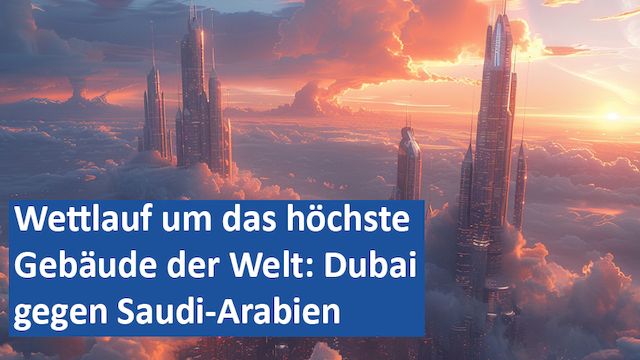 15082024 04 GER Wettlauf um das höchste Gebäude der Welt Dubai gegen Saudi-Arabien