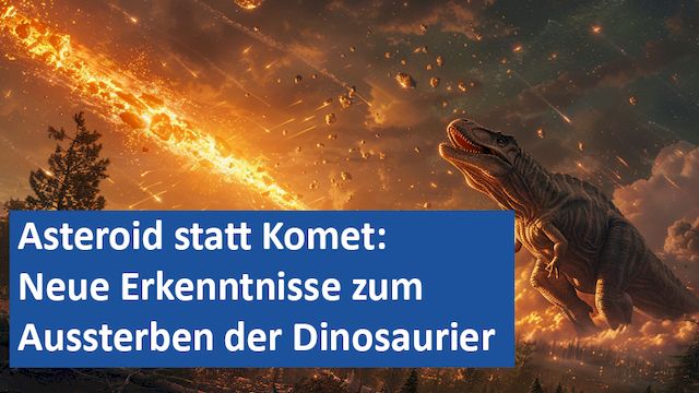 17082024 06 GERAsteroid statt Komet Neue Erkenntnisse zum Aussterben der Dinosaurier