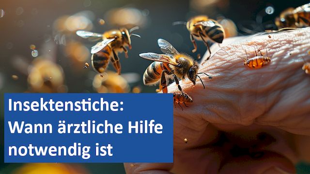 17082024 09 GER Insektenstiche Wann ärztliche Hilfe notwendig ist