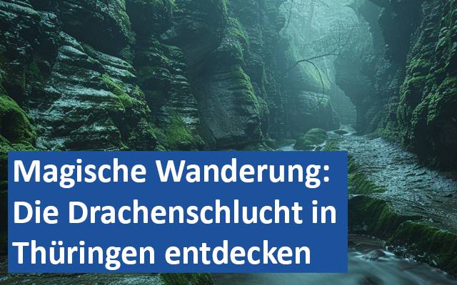 Magische Wanderung Die Drachenschlucht in Thüringen entdecken 