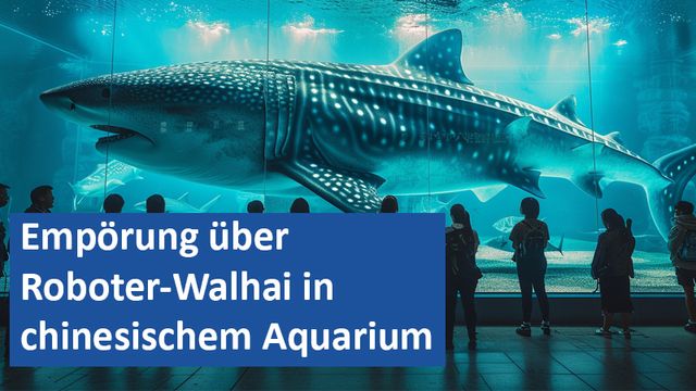 011124 10 GER Empörung über Roboter-Walhai in chinesischem Aquarium