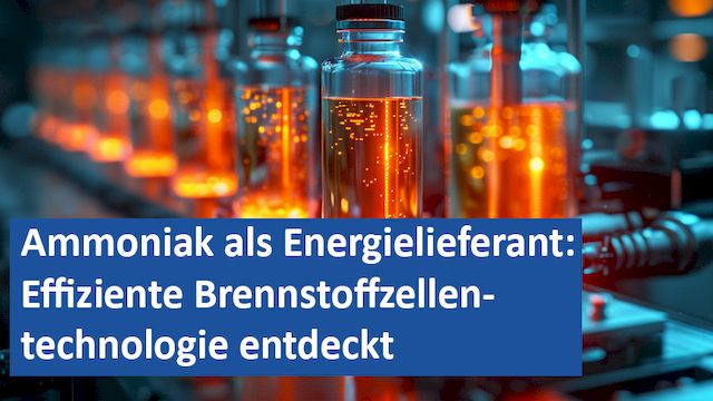 081124 07 GER Ammoniak als Energielieferant Effiziente Brennstoffzellentechnologie entdeckt