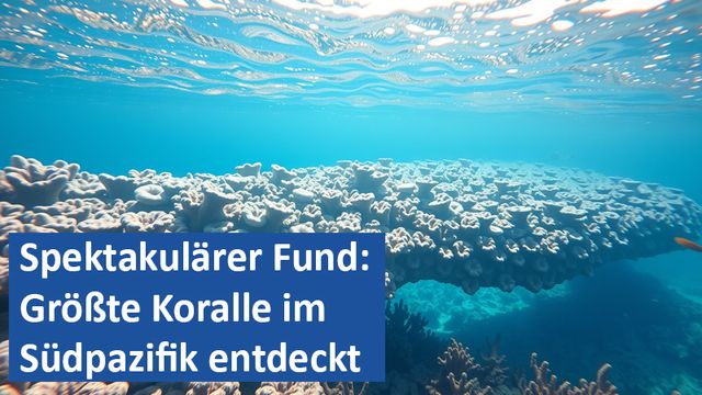 221124 10 GER Spektakulärer Fund Größte Koralle im Südpazifik entdeckt
