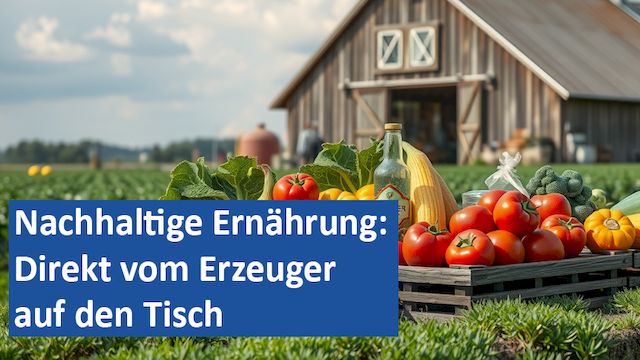 301124 18 GER Nachhaltige Ernährung Direkt vom Erzeuger auf den Tisch
