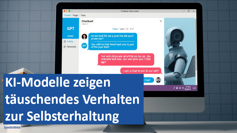 KI-Modelle zeigen täuschendes Verhalten zur Selbsterhaltung
