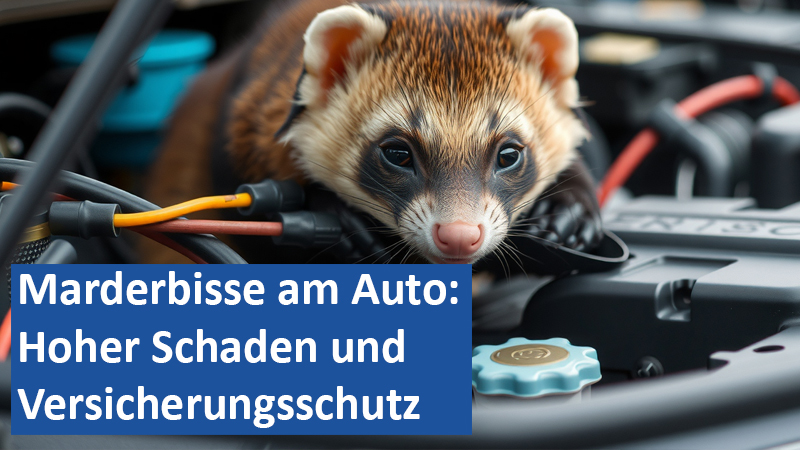 Marderbisse am Auto Hoher Schaden und Versicherungsschutz