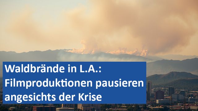 100125 09 GER Waldbrände in L.A. Filmproduktionen pausieren angesichts der Krise
