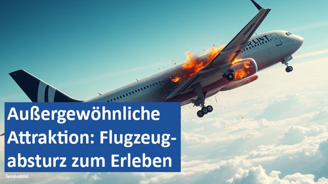 190125 05 GER Außergewöhnliche Attraktion Flugzeugabsturz zum Erleben