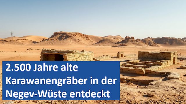 070225 11 GER 2.500 Jahre alte Karawanengräber in der Negev-Wüste entdeckt