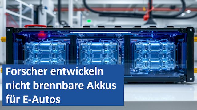 070225 20 GER Forscher entwickeln nicht brennbare Akkus für E-Autos