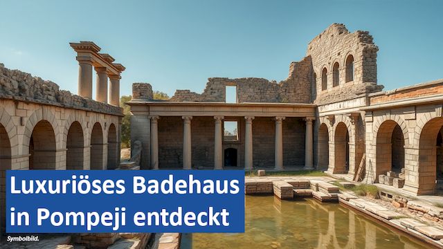 240125 06 GER Luxuriöses Badehaus in Pompeji entdeckt