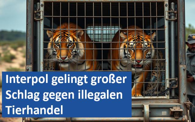 Interpol gelingt großer Schlag gegen illegalen Tierhandel
