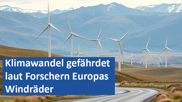 01032025 11 GER Klimawandel gefährdet laut Forschern Europas Windräder