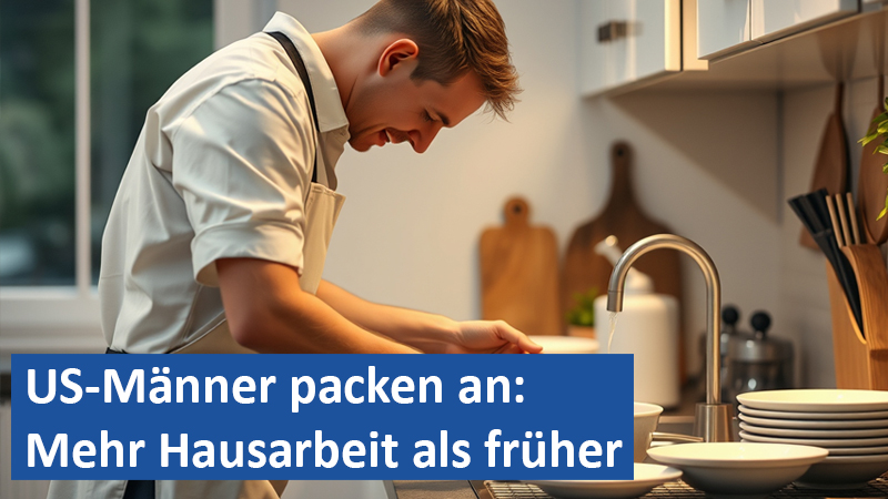 280225 03 GER US-Männer packen an Mehr Hausarbeit als früher