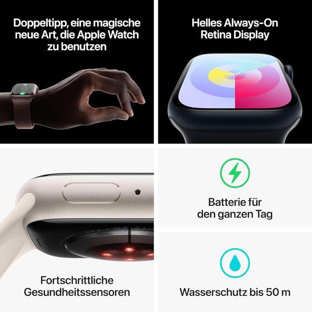 Weitere Beobachtungen Apple Watch Series 9