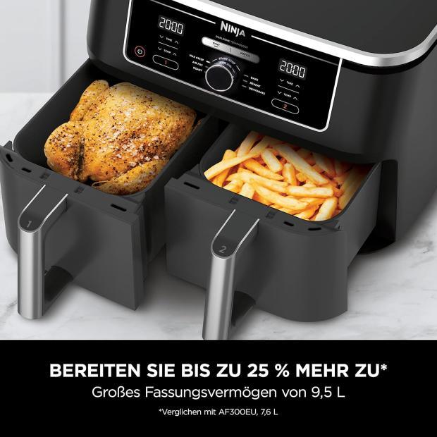 Verarbeitung und Materialqualität Ninja Foodi MAX Dual Zone Heißluftfritteuse 