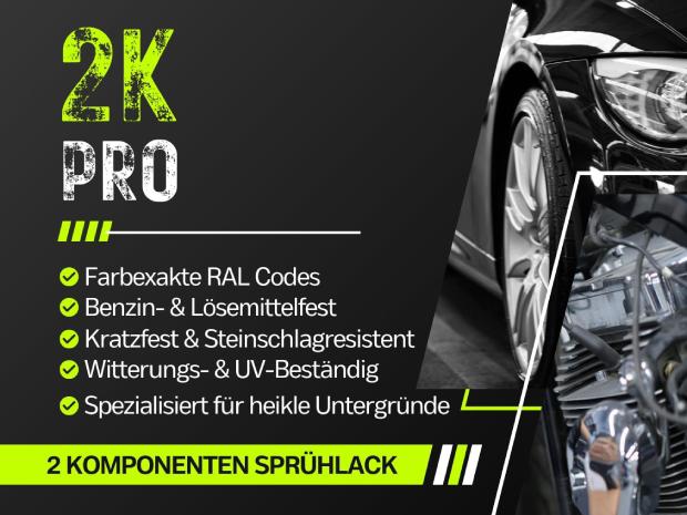 Detailierter Testablauf 2K PRO 2-Komponenten Spraydose 400 ml