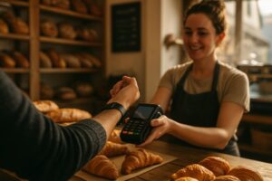 Bäckerei Kasse in der Schweiz PostFinance Card und Debitkarte am POS schneller Checkout höhere Conversion mit Schweizer Kartenzahlungsanbieter