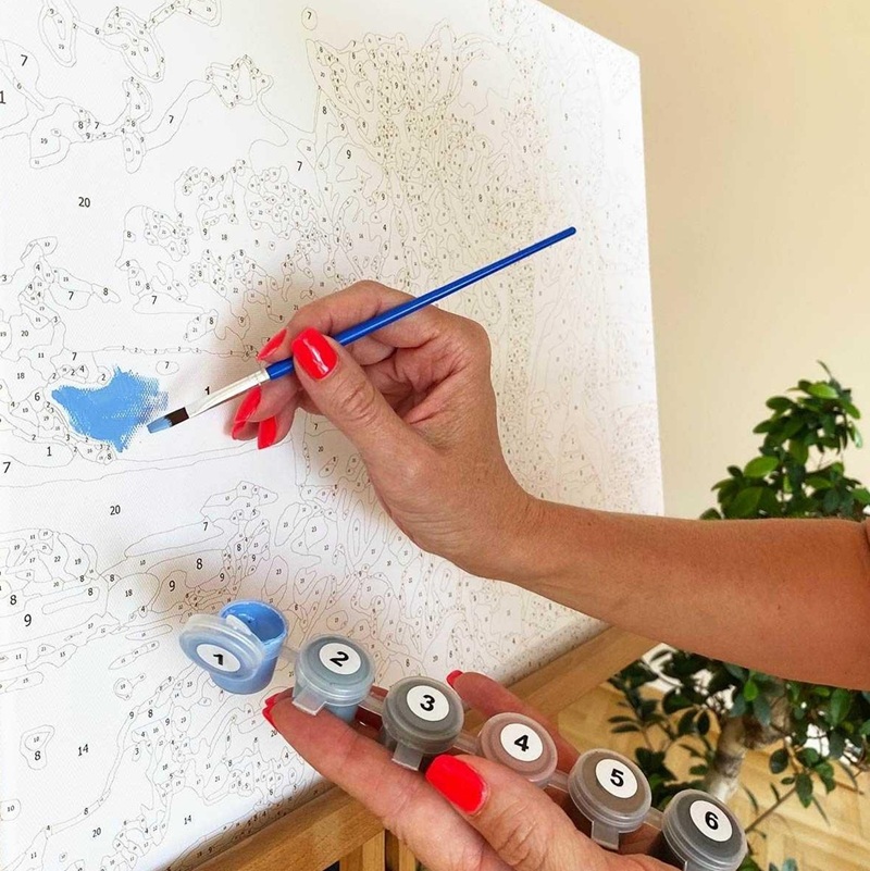 Malen-nach-Zahlen-Sets für Weihnachten, Geburtstag & Co