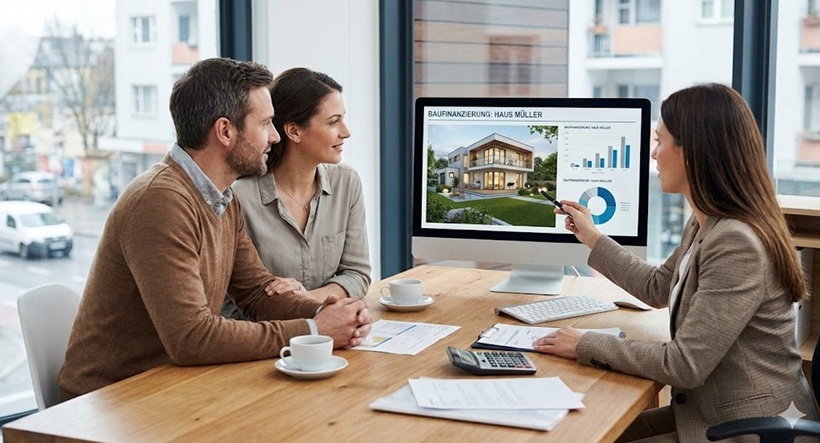 Bild: Vorhandenes Eigenkapital macht eine Baufinanzierung deutlich günstiger. KI-generiert mit Google Gemini