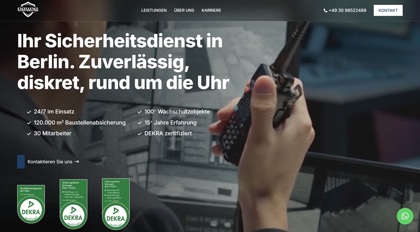 Excellence Security Berlin Erfahrungen