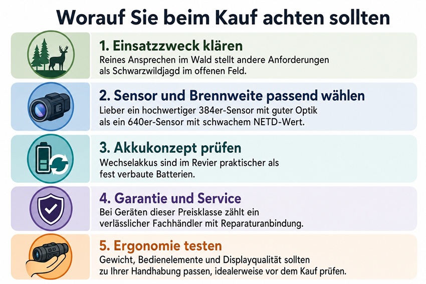 Wärmebildkamera worauf achten